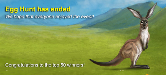 Egg Hunt event has ended